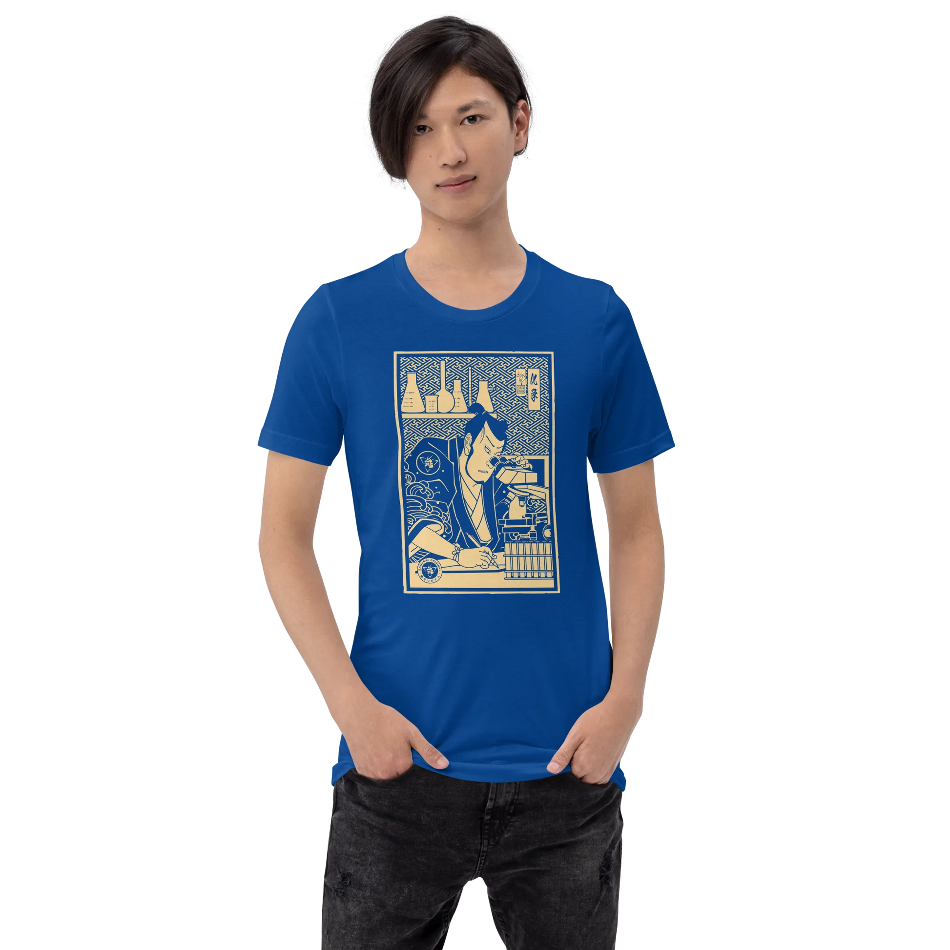 Samurai Chemistry Natural Science Ukiyo-e Unisex T-Shirt - Samurai Original