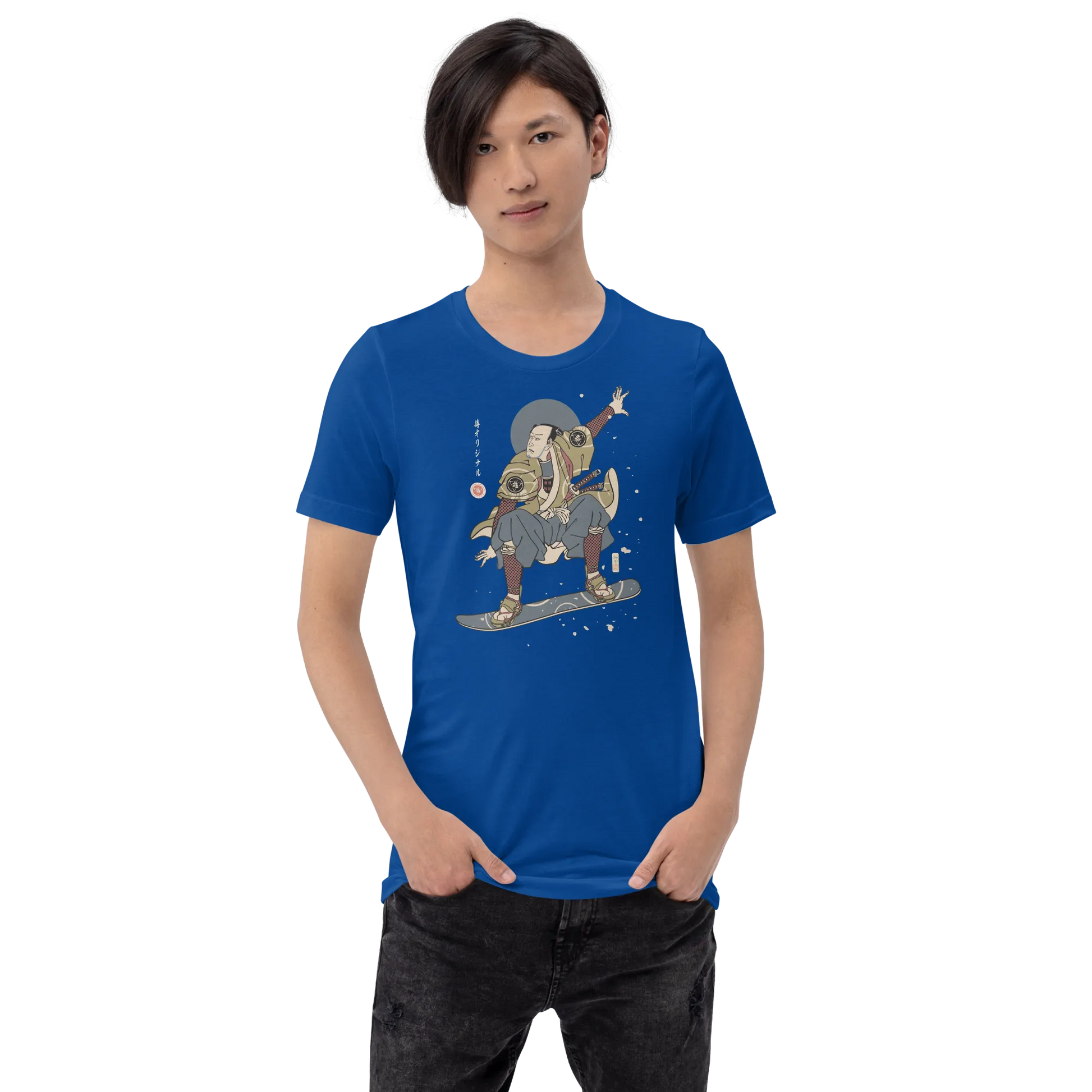 Samurai Snowboard 2 Winter Sport Ukiyo-e Unisex T-Shirt -