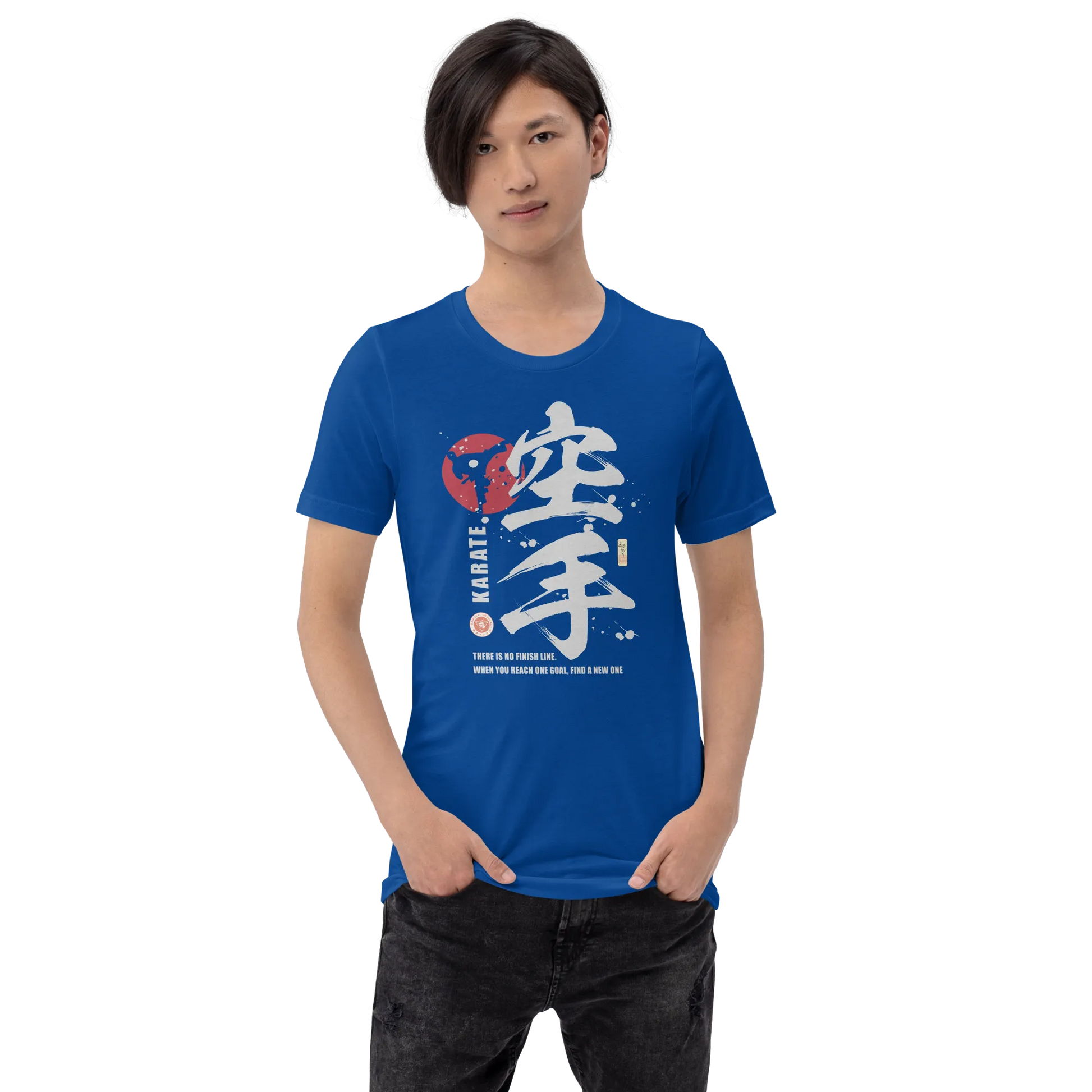 Karate Martial Quote Japanese Kanji Calligraphy Unisex T-Shirt -