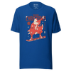 Santa Samurai Snowboard Christmas Ukiyo-e  Unisex T-shirt