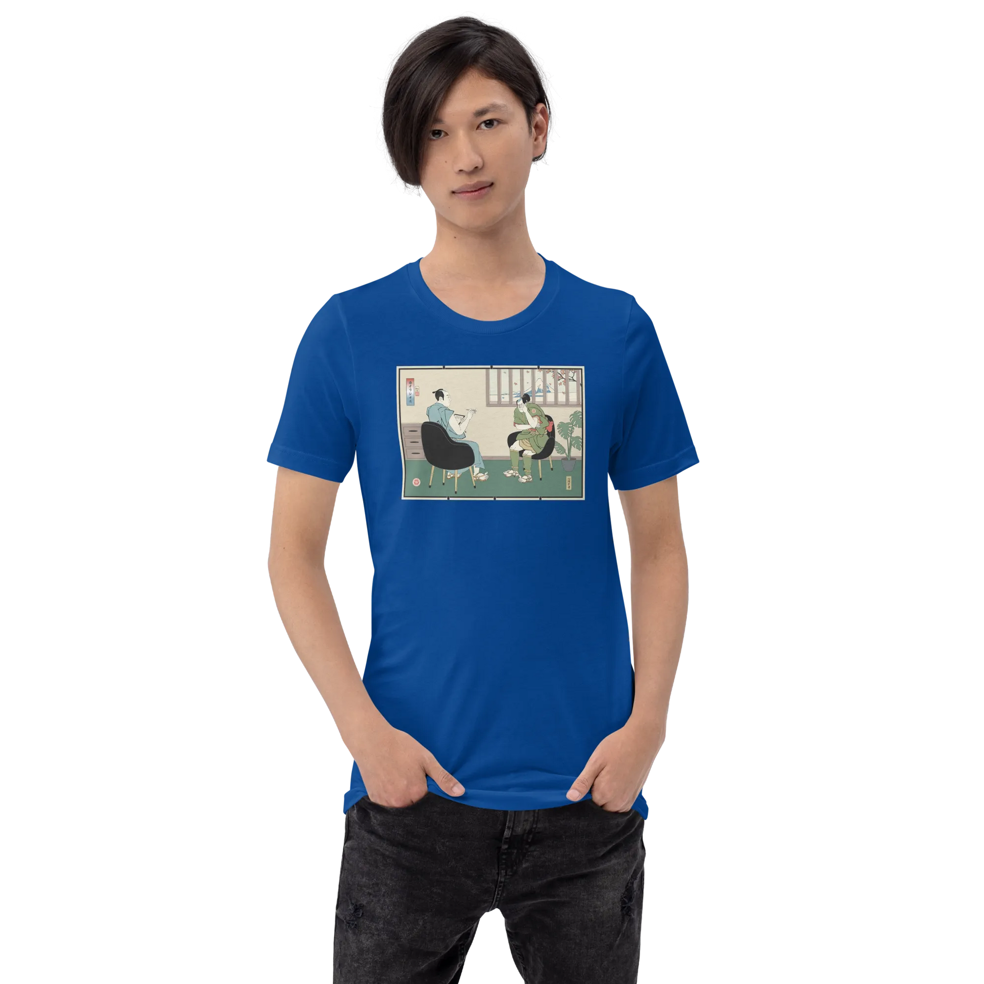 Samurai Psychologist Ukiyo-e Unisex T-shirt - Samurai Original