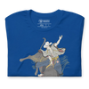 Samurai Bull Riding Ukiyo-e Unisex T-shirt - Samurai Original