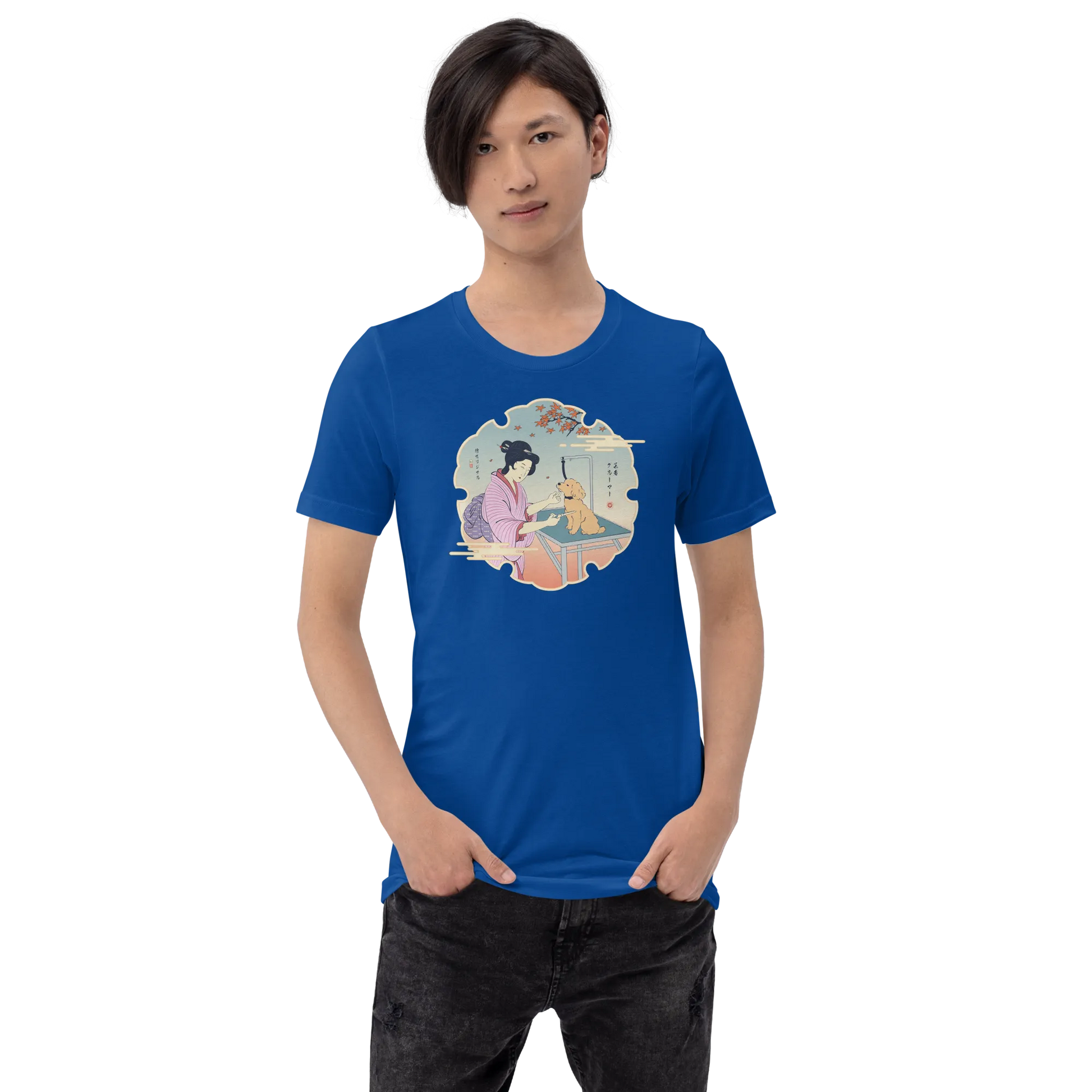 Geisha Groomer Japanese Ukiyo-e Unisex T-shirt -