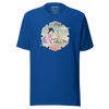 Geisha Groomer Japanese Ukiyo-e Unisex T-shirt - True Royal / S