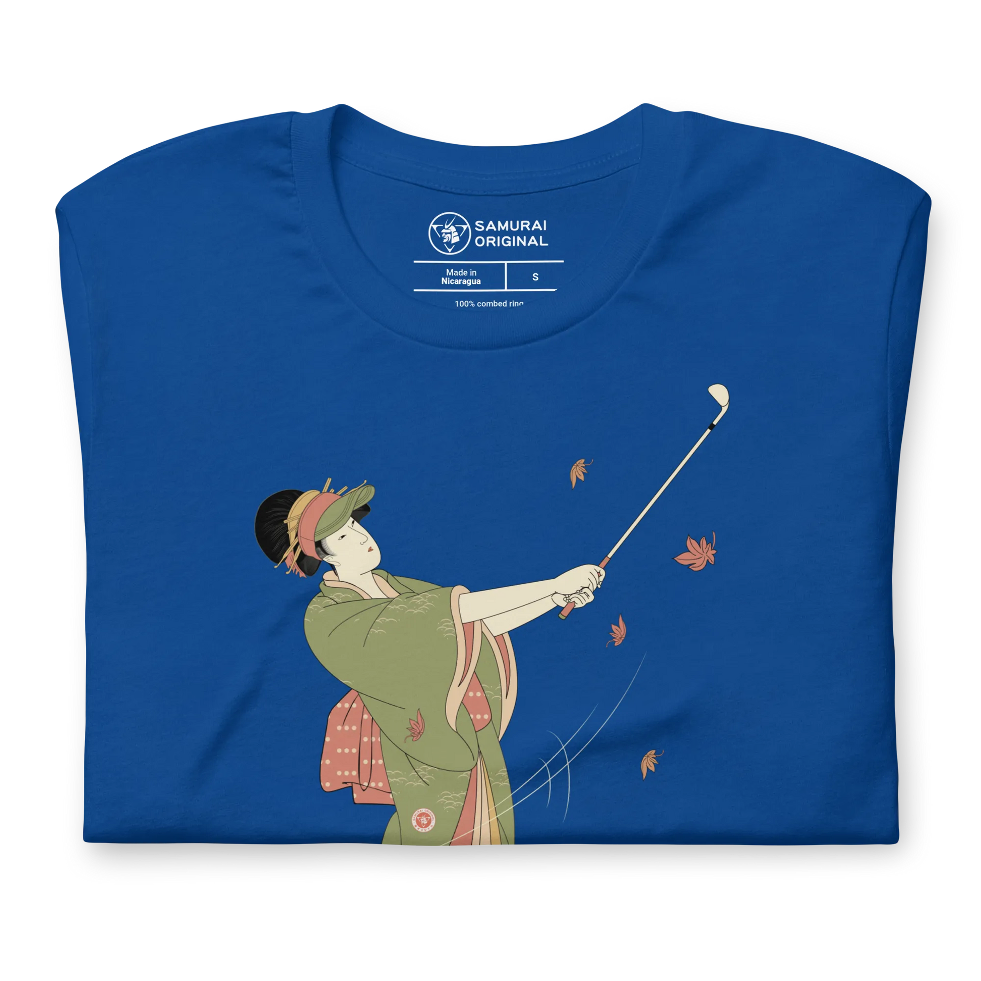 Geisha Golf Player Japanese Ukiyo-e Unisex T-shirt -