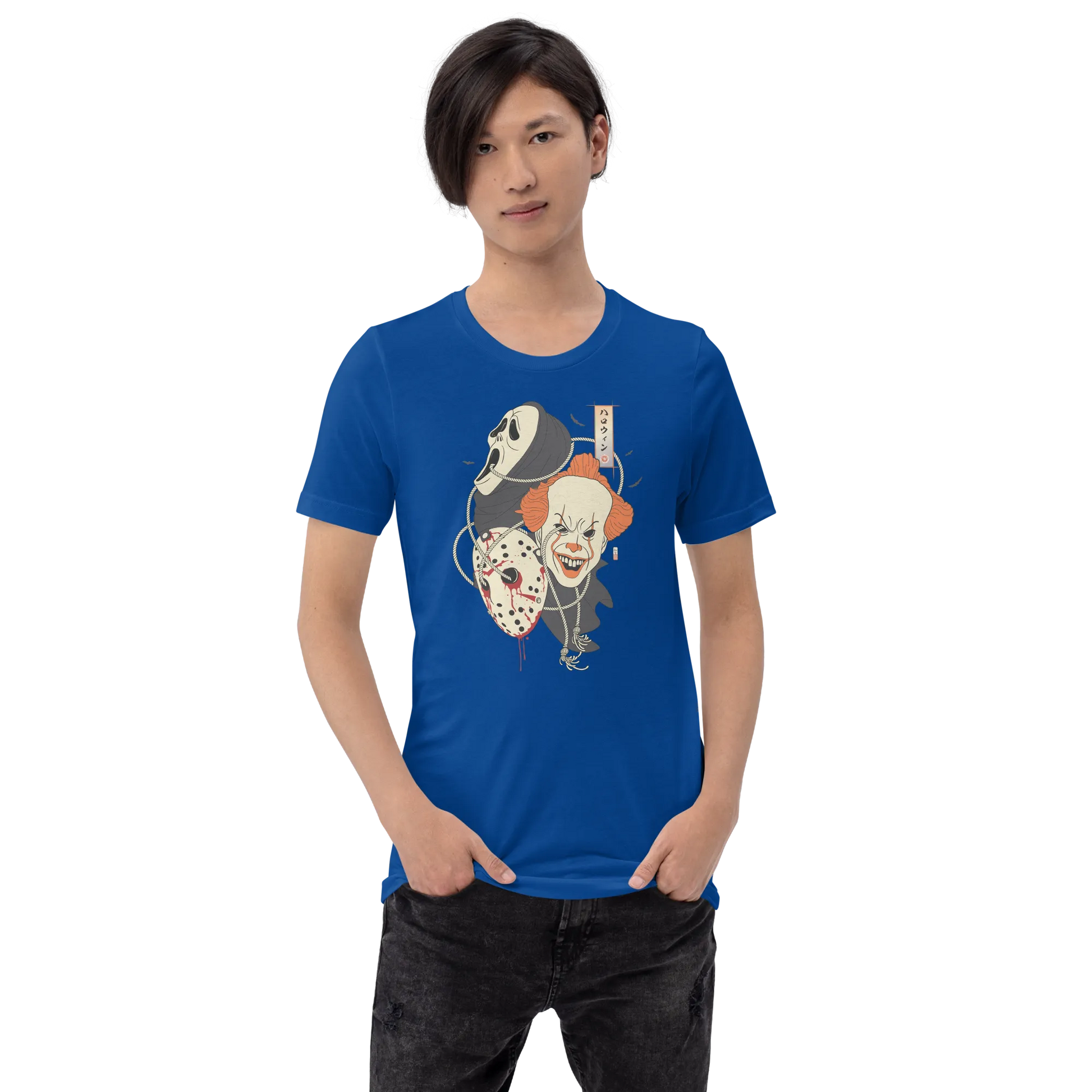 Halloween Mask Japanese Ukiyo-e Unisex T-shirt -