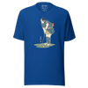 Samurai Golf Player Ukiyo-e 2 Unisex t-shirt - True Royal / S