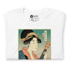 Geisha Ukulele Player String Instrument Japanese Ukiyo-e Unisex T-Shirt -