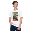 Samurai & Geisha Dancing Japanese Ukiyo-e Unisex T-Shirt - Samurai Original