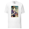 Geisha Drummer Percussion Music Japanese Ukiyo-e Unisex T-Shirt - White / XS