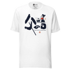 Dad My First Love Forever Hero Japanese Kanji Calligraphy Unisex T-shirt - White / S