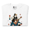 Samurai Play Mandolin Music Ukiyo-e Unisex T-shirt