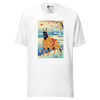 Dog Doberman Pinscher Japanese Ukiyo-e Unisex T-Shirt - White / S