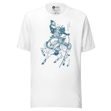 Sasaki Takatsuna Samurai vs Horse Ukiyo-e Unisex T-Shirt