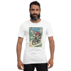 Samurai Mountain Bike Ukiyo-e Unisex T-Shirt