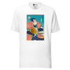 Samurai Bitcoin Mining Ukiyo-e Unisex T-Shirt - White / S