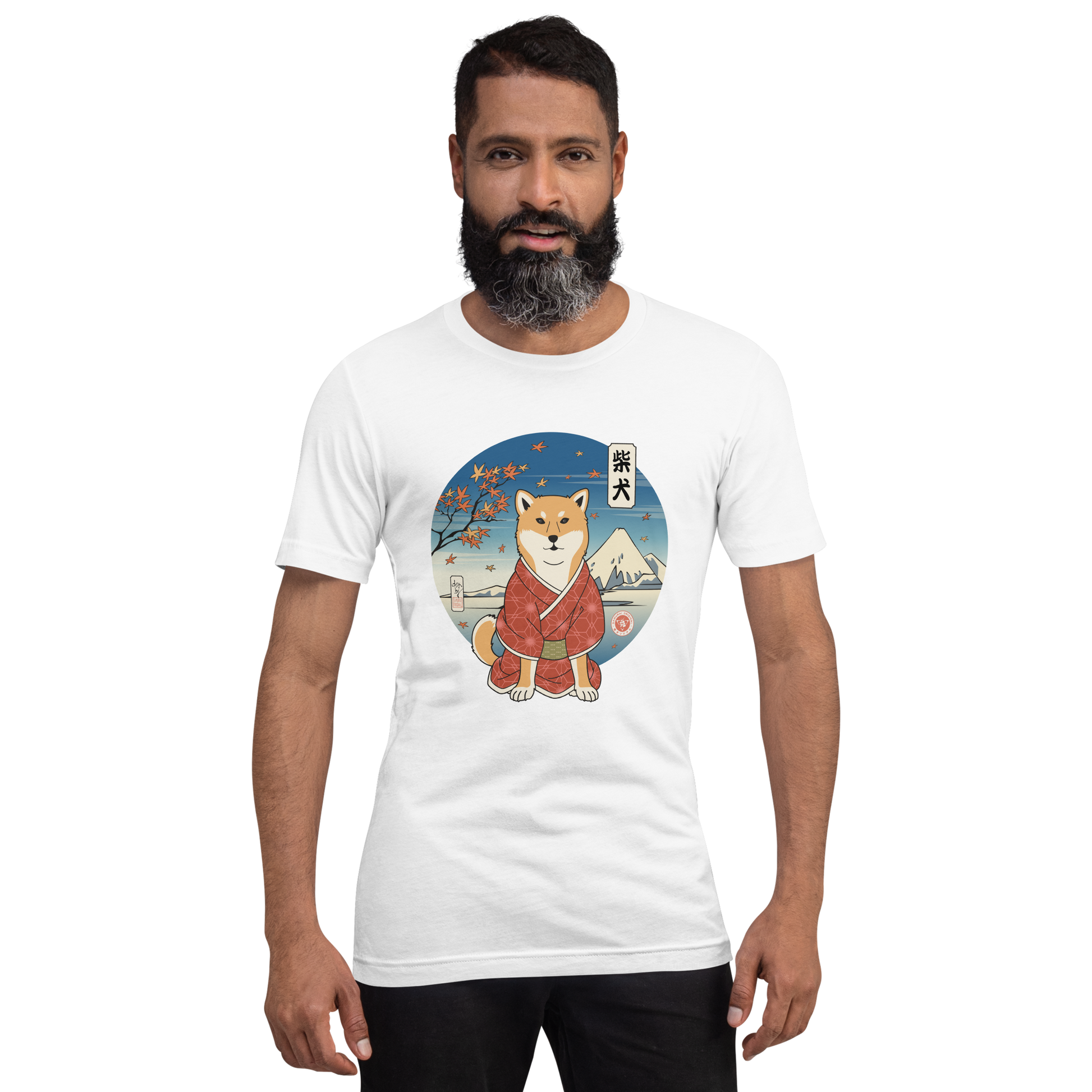 Dog Shiba Inu Funny Japanese Ukiyo-e Unisex T-Shirt -