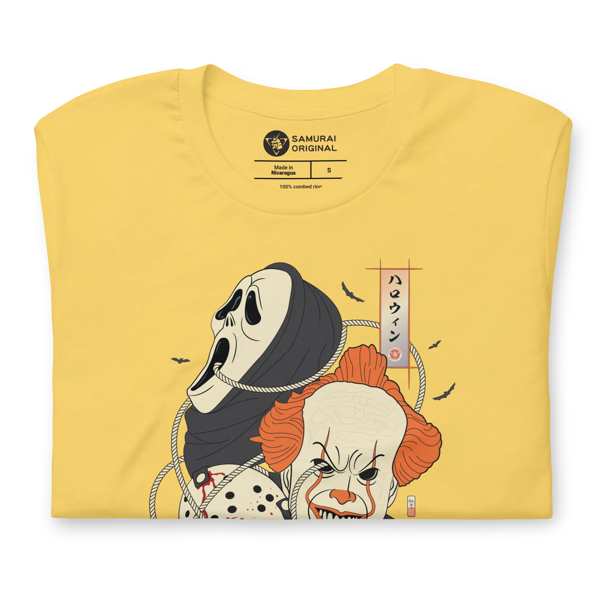 Halloween Mask Japanese Ukiyo-e Unisex T-shirt -