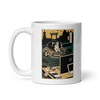 Samurai Programmer 2 Computer Science Ukiyo-e White glossy mug