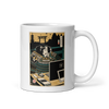 Samurai Programmer 2 Computer Science Ukiyo-e White glossy mug