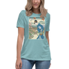 Geisha Gardening Japanese Ukiyo-e Women's Relaxed T-Shirt 2 -