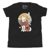 Samurai Dog Akita Best Friend Ukiyo-e Funny Youth Short Sleeve T-Shirt