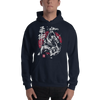 Jiu Jitsu Brazilian Martial Japanese Calligraphy Unisex Hoodie 2 - Navy / S