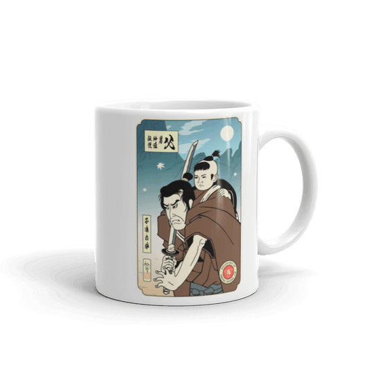 Daddy The Man The Myth The Legend Shogun Assassin Movie Japanese Ukiyo-e White Glossy Mug - Default Title