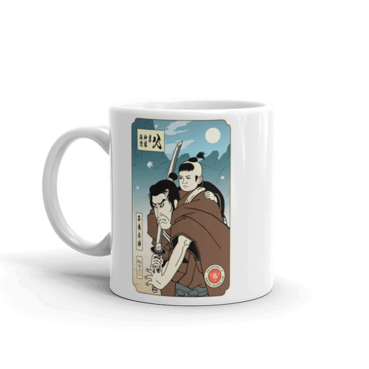 Daddy The Man The Myth The Legend Shogun Assassin Movie Japanese Ukiyo-e White Glossy Mug -