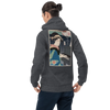 Geisha Piano Player Music Japanese Ukiyo-e Unisex Hoodie - Dark Heather / S