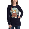 Samurai Bulldog Best Friend Ukiyo-e Funny Unisex Long Sleeve Tee - Samurai Original