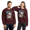 Samurai Cat Love Fish 2 Ukiyo-e Unisex Sweatshirt - Samurai Original