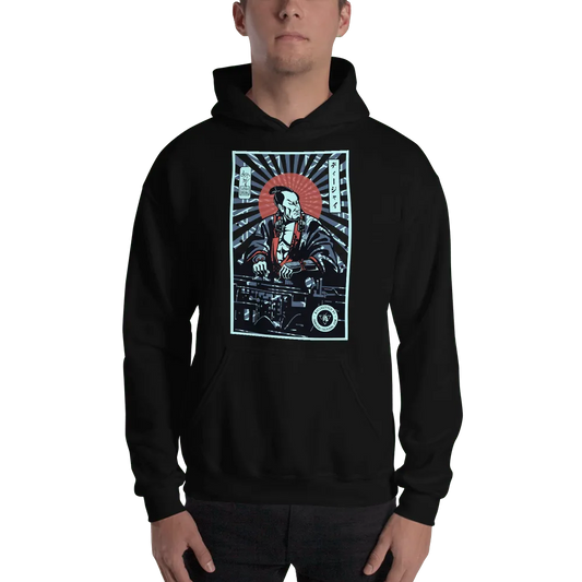 Samurai DJ 5 Turntable Funny Music Unisex Hoodie - Samurai Original