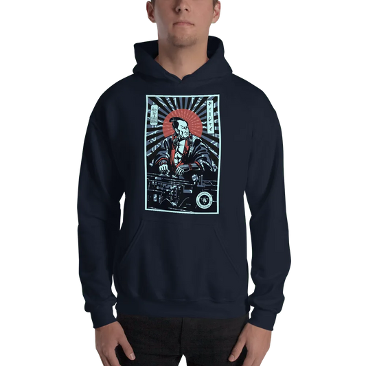 Samurai DJ 5 Turntable Funny Music Unisex Hoodie - Samurai Original