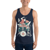 Samurai Drummer 3 Percussion Music Ukiyo-e Unisex Tank Top Samurai Original