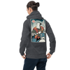 Samurai Drummer 4 Percussion Music Ukiyo-e Unisex Hoodie Samurai Original