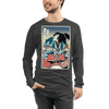 Samurai Drummer 5 Percussion Music Ukiyo-e Unisex Long Sleeve Tee Samurai Original