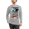 Samurai Drummer 5 Percussion Music Ukiyo-e Unisex Long Sleeve Tee Samurai Original