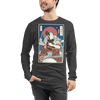 Samurai Drummer Percussion Music Ukiyo-e Unisex Long Sleeve Tee Samurai Original