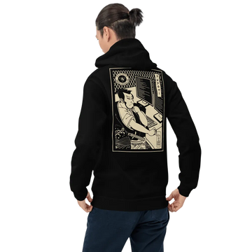 Samurai Programmer Computer Science Ukiyo-e Unisex Hoodie - Samurai Original