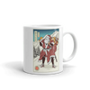 Samurai Santa Merry Chrismast Ukiyo-e White Glossy Mug Samurai Original