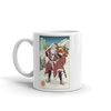 Samurai Santa Merry Chrismast Ukiyo-e White Glossy Mug Samurai Original