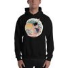 Samurai Surfing 2 Water Sport Ukiyo-e Unisex Hoodie - Black / S