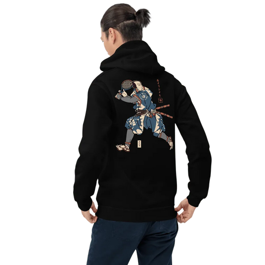 Samurai Tennis Sport Ukiyo-e Unisex Hoodie Samurai Original