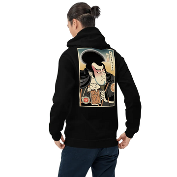 Samurai & Beer Oktoberfest Japanese Ukiyo-e Unisex Hoodie - Samurai Original