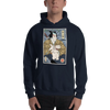 Samurai & Cat Funny Japanese Ukiyo-e Unisex Hoodie - Samurai Original