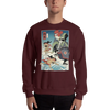 Samurai vs Demon Covid Ukiyo-e Unisex Sweatshirt Samurai Original