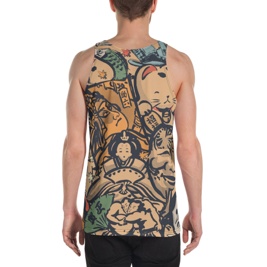 Japanese Culture All-over Print Unisex Tank Top -