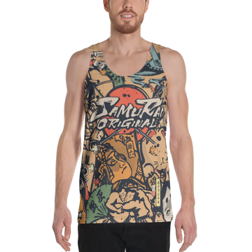 Japanese Culture All-over Print Unisex Tank Top - XS