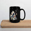 [ONLY IN THE US] Cat Samurai and Mouse Ukiyo-e Black Glossy Mug